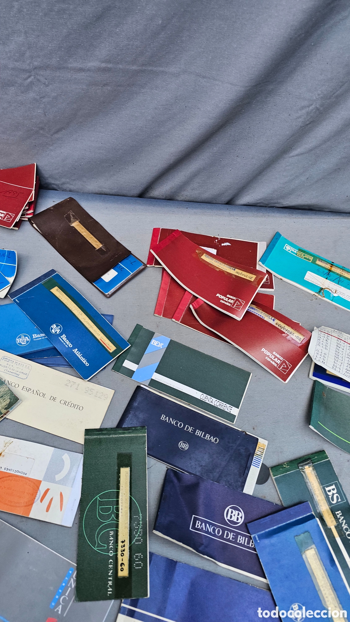 Documentos bancarios: Lote de libretas / chequeras de banco antiguas..... - Foto 12