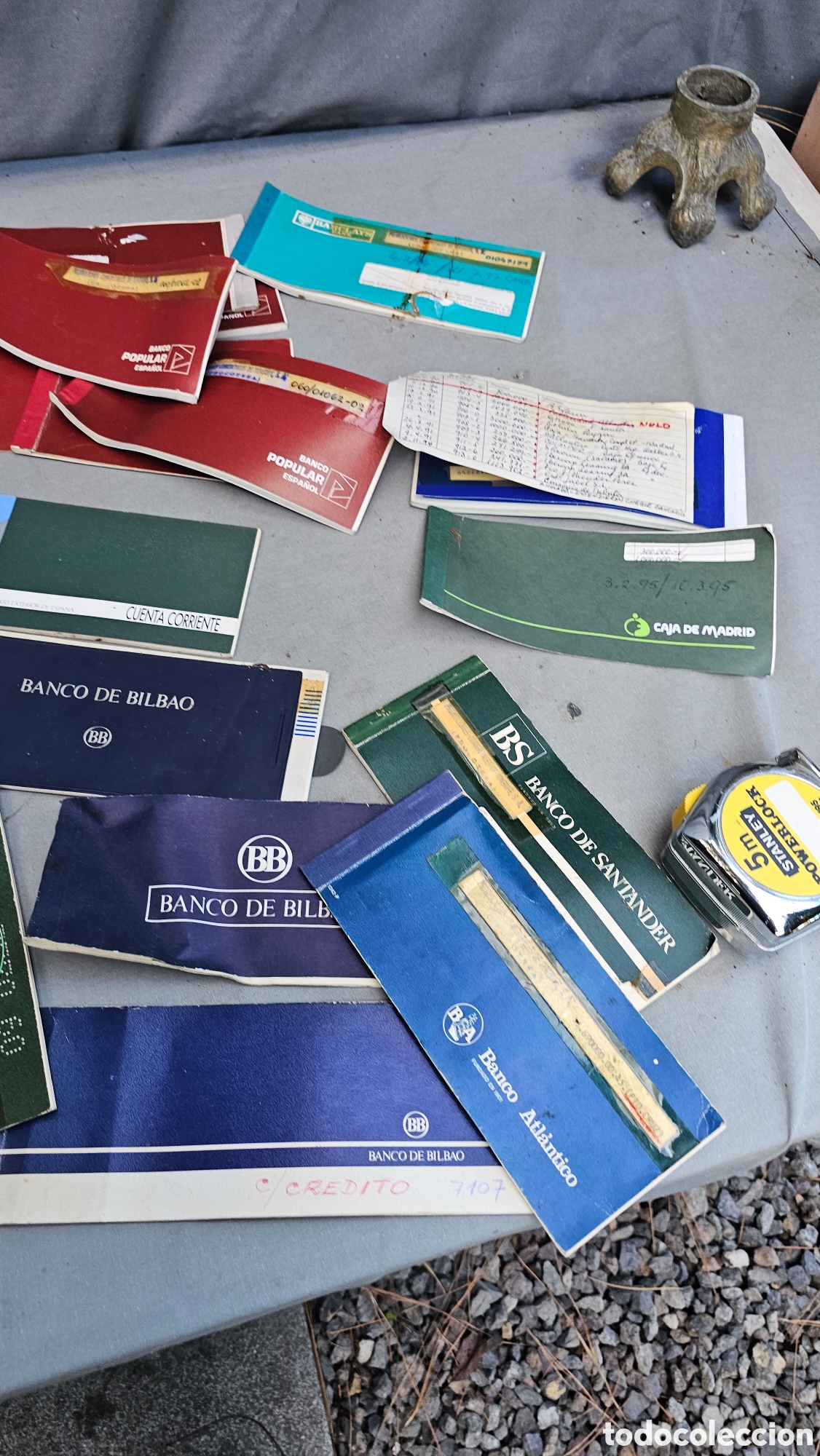 Documentos bancarios: Lote de libretas / chequeras de banco antiguas..... - Foto 14