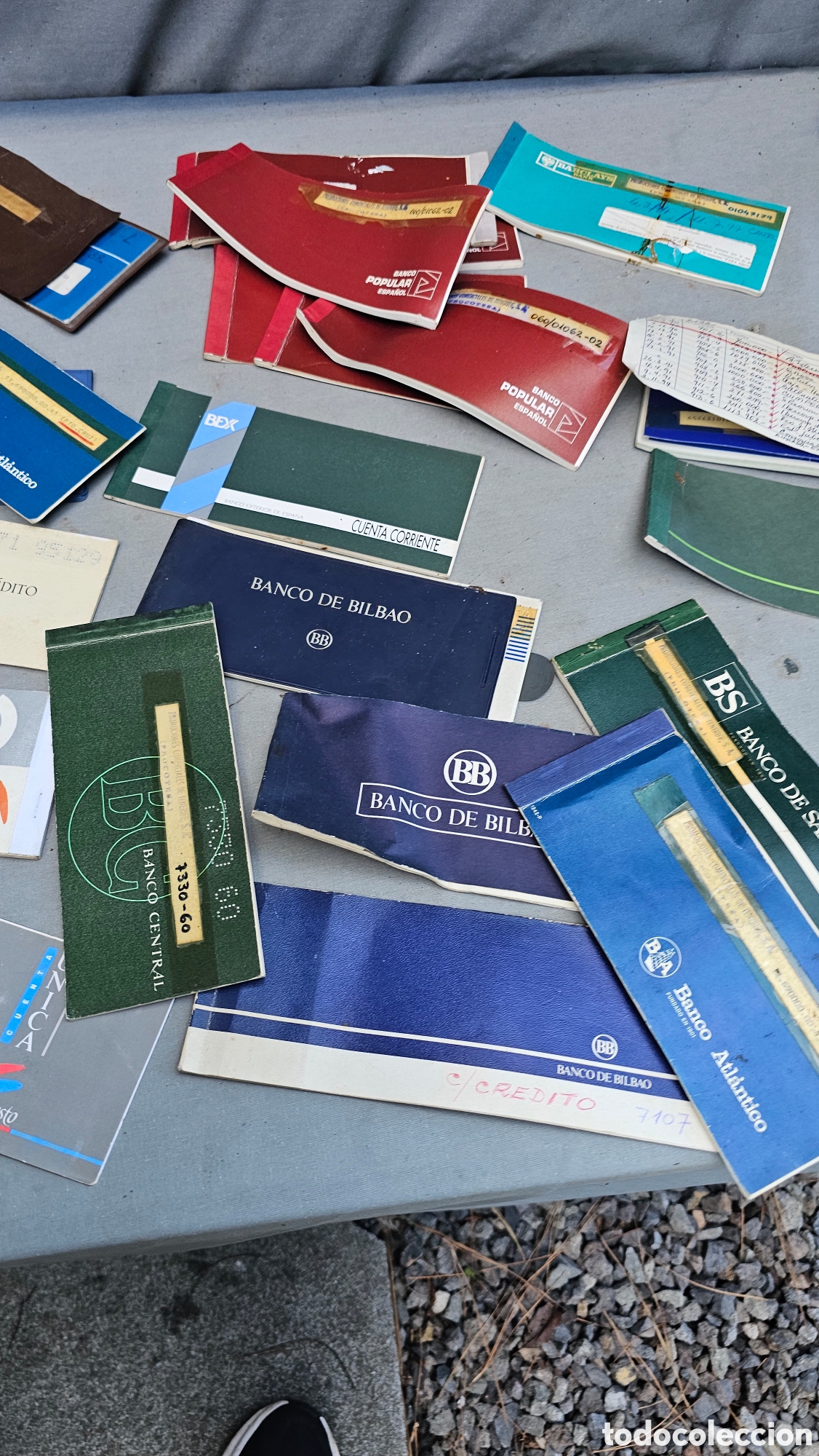 Documentos bancarios: Lote de libretas / chequeras de banco antiguas..... - Foto 15
