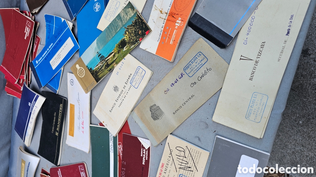 Documentos bancarios: Lote de libretas / chequeras de banco antiguas..... - Foto 19
