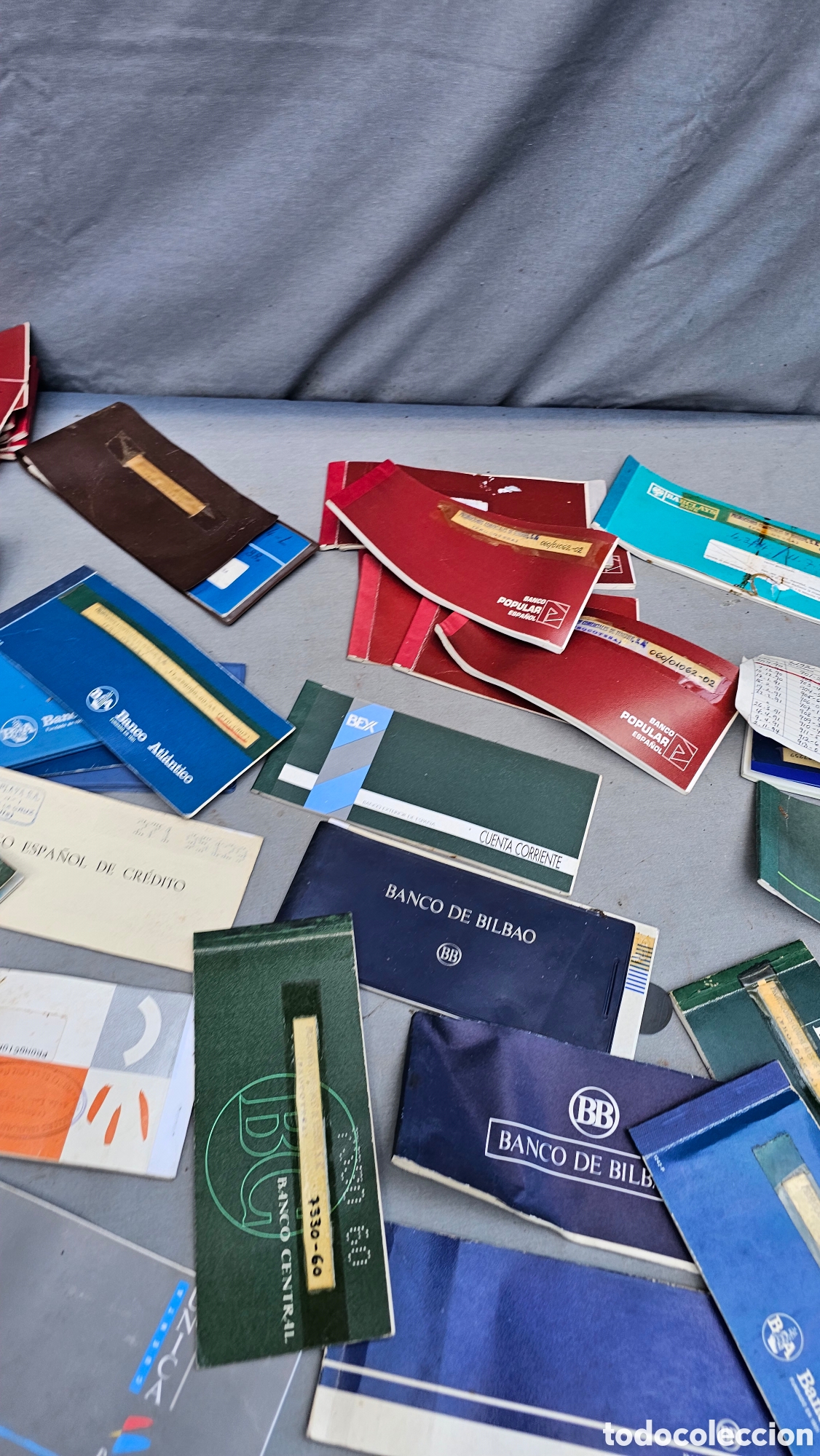 Documentos bancarios: Lote de libretas / chequeras de banco antiguas..... - Foto 20