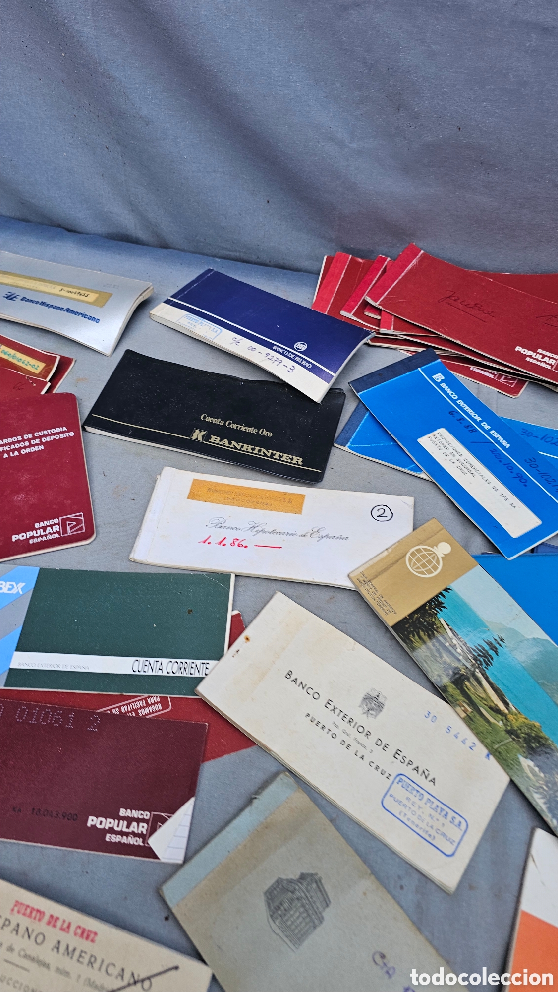 Documentos bancarios: Lote de libretas / chequeras de banco antiguas..... - Foto 23