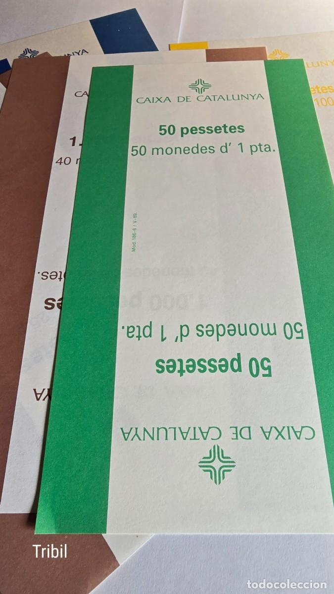 Documentos bancarios: ENVOLTORIO BANCO MONEDAS - PESETAS - - Foto 2