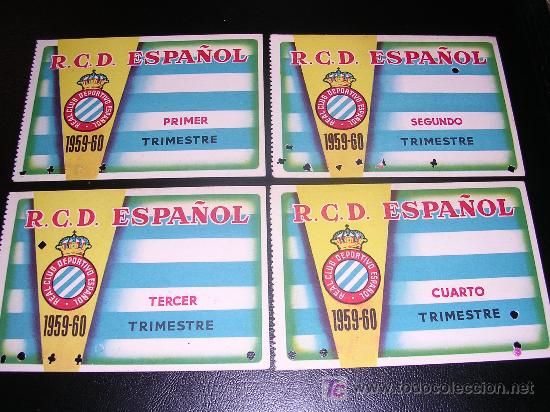 Coleccionismo deportivo: CARNETS R.C.D.ESPA&Ntilde;OL 1959-60 - Foto 1