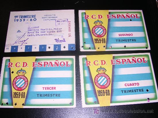 Coleccionismo deportivo: CARNETS R.C.D.ESPA&Ntilde;OL 1959-60 - Foto 2