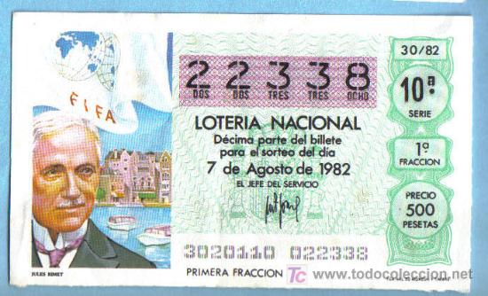 Coleccionismo deportivo: DECIMO DEDICADO A JULES RIMET - Foto 1