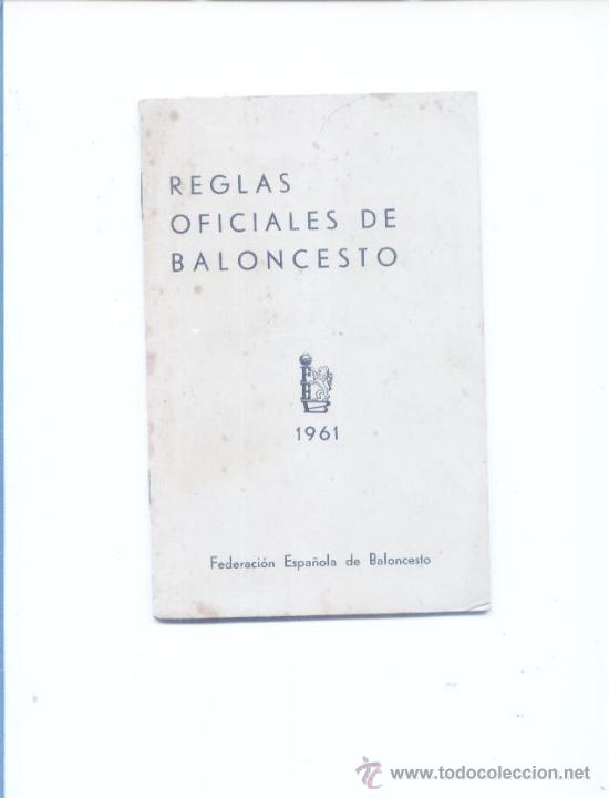 Collectionnisme sportif: Raglas oficiales de baloncesto.a&ntilde;o 1961.federacion espa&ntilde;ola de baloncesto