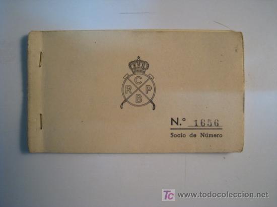 Collectionnisme sportif: REAL CLUB POLO BARCELONA. TALONARIO INVITAICIONES 1969