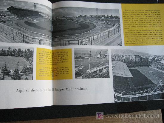 Coleccionismo deportivo: II Juegos Mediterraneos Barcelona 1955. Programa general - Foto 3