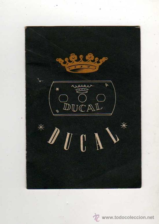 Collectionnisme sportif: CALNDARIO DE LIGA , HOJAS DE AFEITAR DUCAL