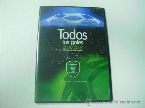Coleccionismo deportivo: DVD TODOS LOS GOLES 2006-2007 UEFA CHAMPIONS LEAGUE - PATROCINA CERVEZA HEINEKEN