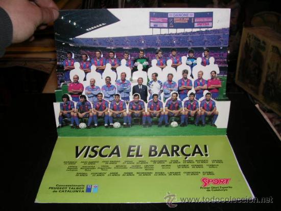 Coleccionismo deportivo: FC BARCELONA , CAMPIO DE LLIGA 1990 / 91 SPORT - Foto 1