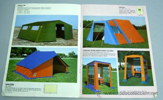 Coleccionismo deportivo: Cat&aacute;logo Safari Altus Yuma Material camping 1983 - Foto 3