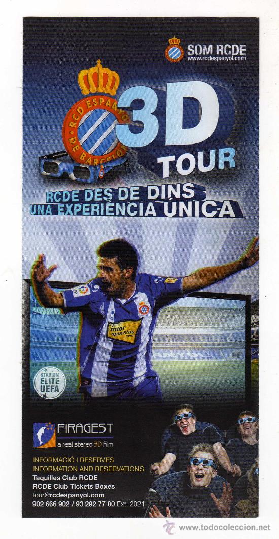 Sammelleidenschaft Sport: D&Iacute;PTICO EN CATAL&Aacute;N DEL RCD ESPANYOL - TOUR 3D