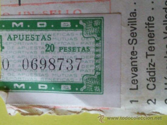 Coleccionismo deportivo: QUINIELA DEPORTIVA DE1974CU&Ntilde;ADA - Foto 2