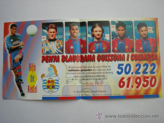 Sammelleidenschaft Sport: PARTICIPACION DE LOTERIA DEL F.C BARCELONA