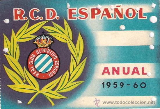 Coleccionismo deportivo: R.C.D. ESPANYOL - ANUAL 1959-60 - - Foto 1