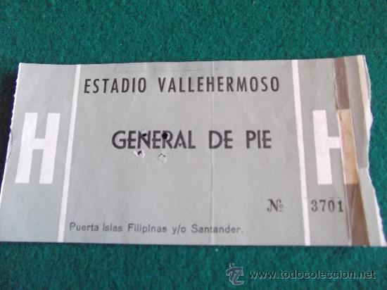 Coleccionismo deportivo: ESTADIO VALLEHERMOSO-1976- - Foto 1
