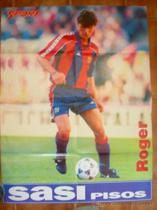 Coleccionismo deportivo: F.C BARCELONA .POSTER DE ROGER - Foto 1