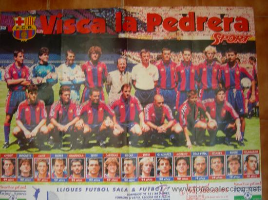 Coleccionismo deportivo: F.C BARCELONA .POSTER DE LA CANTERA - Foto 1