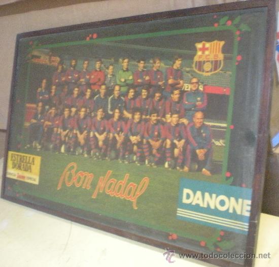 Coleccionismo deportivo: bar&ccedil;a cuadro ESTRELLA DAMM - Foto 2