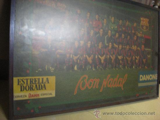 Coleccionismo deportivo: bar&ccedil;a cuadro ESTRELLA DAMM - Foto 3