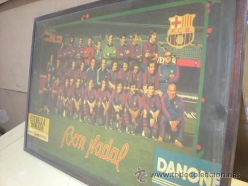 Coleccionismo deportivo: bar&ccedil;a cuadro ESTRELLA DAMM - Foto 4
