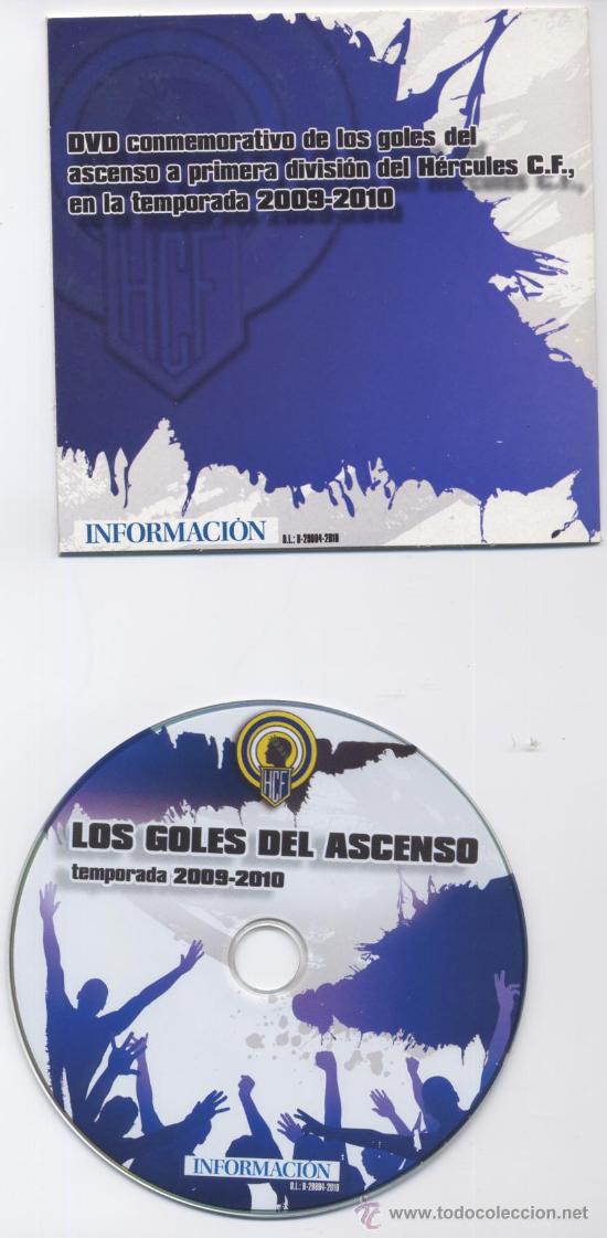 Collectionnisme sportif: dvd emitido por informacion goles del ascenso a primera 2009-2010