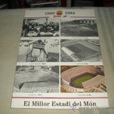 Coleccionismo deportivo: FUTBOL BARCELONA - AMPLIACION DEL NOU CAMP 1994 - POR FERROVIAL - . Lote 27478292