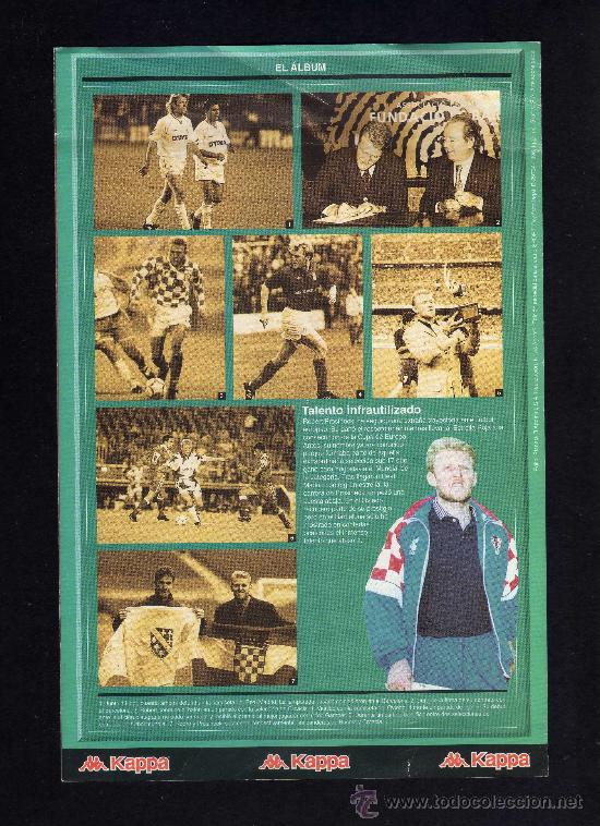 Coleccionismo deportivo: PLANTILLA DEL BAR&Ccedil;A 96-97 - ROBERT PROSINECKI. - Foto 3