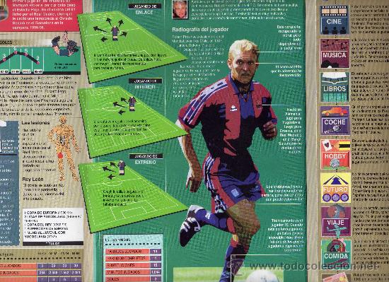 Coleccionismo deportivo: PLANTILLA DEL BAR&Ccedil;A 96-97 - ROBERT PROSINECKI. - Foto 2