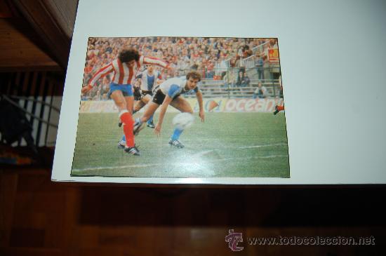 Coleccionismo deportivo: ATL&Eacute;TICO DE MADRID: Recorte de HUGO S&Aacute;NCHEZ EN ACCI&Oacute;N. 1982 - Foto 1