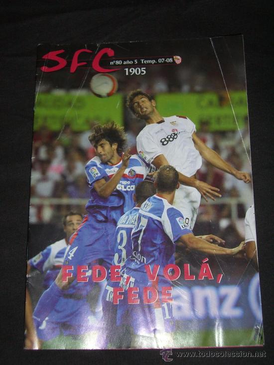 Coleccionismo deportivo: Programa Sevilla F.C. - Espanyol (temp. 2007/2008) - Foto 1