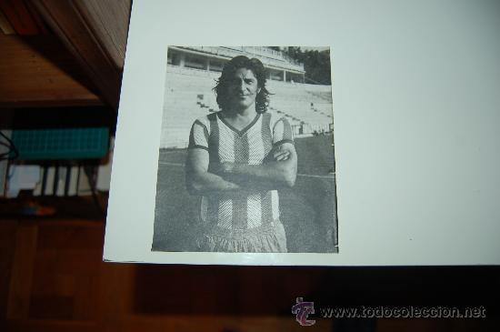 Coleccionismo deportivo: CD. M&Aacute;LAGA: Recorte de VIBERTI. Temporada 72-73 - Foto 1