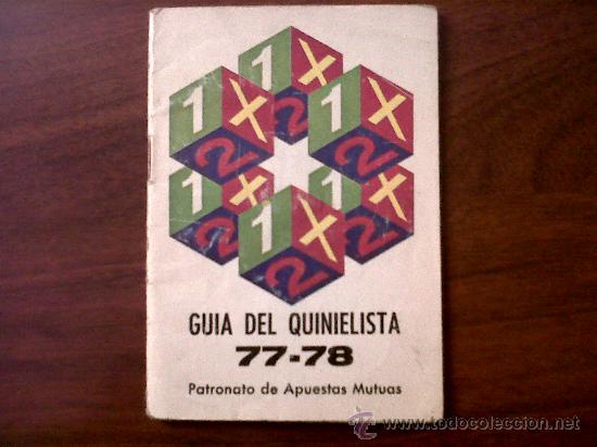 Coleccionismo deportivo: GUIA DEL QUINIELISTA 77-78 - Foto 1