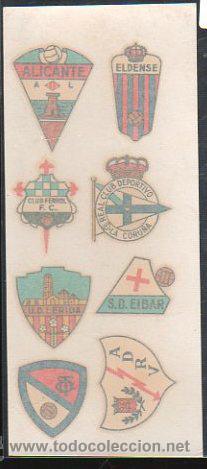 Coleccionismo deportivo: CALCOMAN&Iacute;AS ORTEGA, ESCUDOS DE EQUIPOS DE F&Uacute;TBOL - Foto 1