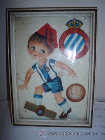 Sports collectibles: CUADRO DEL ESPA&Ntilde;OL ANTIGUO VER DESCRIPCION