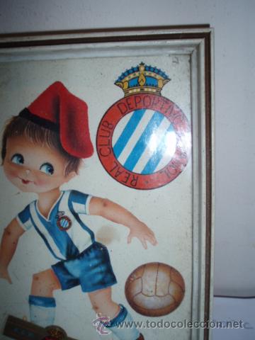 Coleccionismo deportivo: CUADRO DEL ESPA&Ntilde;OL ANTIGUO VER DESCRIPCION - Foto 3