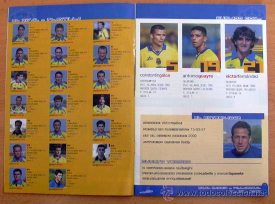 Coleccionismo deportivo: Real Madrid-Villarreal, 9 de marzo de 2002 - Programa de la liga 2001-2002 - Foto 3