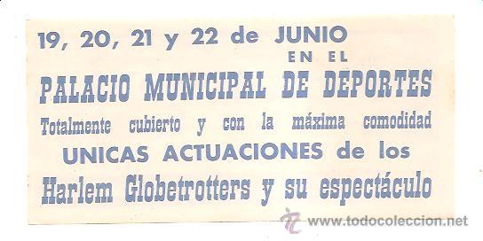 Coleccionismo deportivo: PUBLICIDAD LOS HARLEM GLOBETROTTERS - Foto 2
