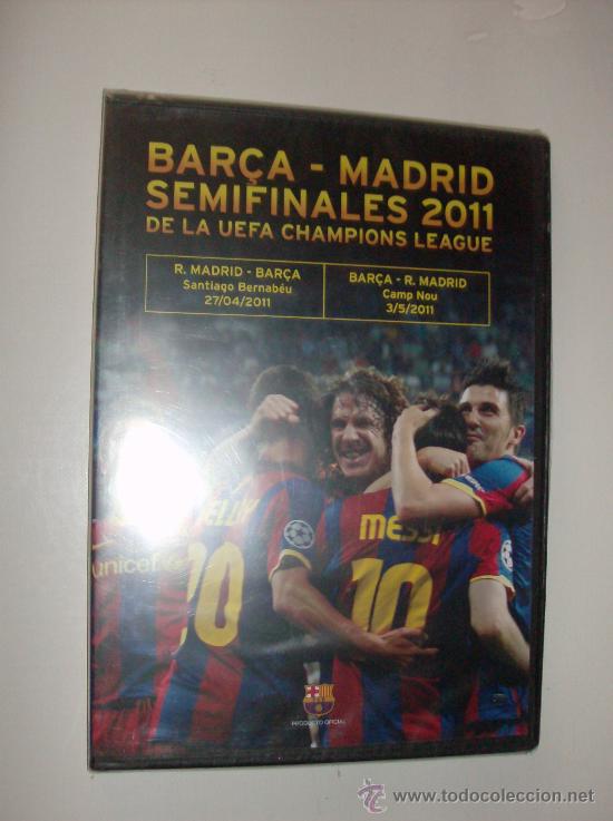 Coleccionismo deportivo: DVD PARTIDO BAR&Ccedil;A MADRID SEMIFINAL 2011 DE LA UEFA CHAMPIONS LEAGUE - Foto 1