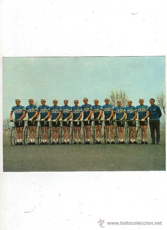 Sammelleidenschaft Sport: (M-ALB2) PUBLICIDAD FILOTEX PRATO - VIACCIA ( ITALY ) EQUIPO CICLISTA, 21 X 15 CM,