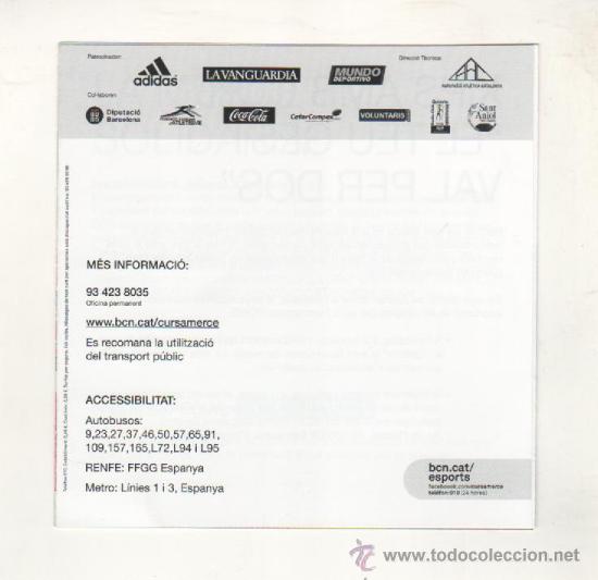 Coleccionismo deportivo: Reverso - Foto 2