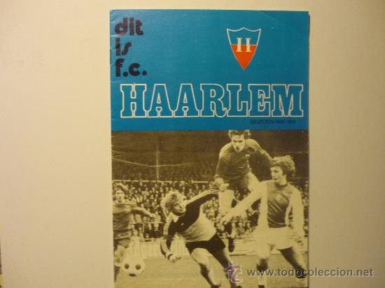 Collectionnisme sportif: PROGRAMA FUTBOL HOLANDES 2O PAG.HAARLEM F.C.