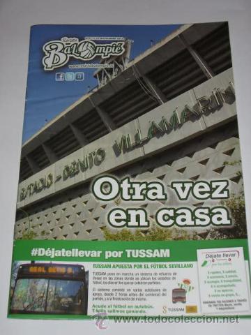 Sammelleidenschaft Sport: Programa f&uacute;tbol Real Betis Balompi&eacute; (Revista Balompi&eacute; OFICIAL N&ordm; 27, 22-09-2012) Betis - Espanyol