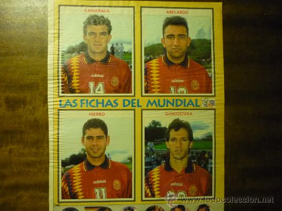 Sammelleidenschaft Sport: HOJA REVISTA FUTBOL JUGADORES SELECCION ESPA&Ntilde;OLA