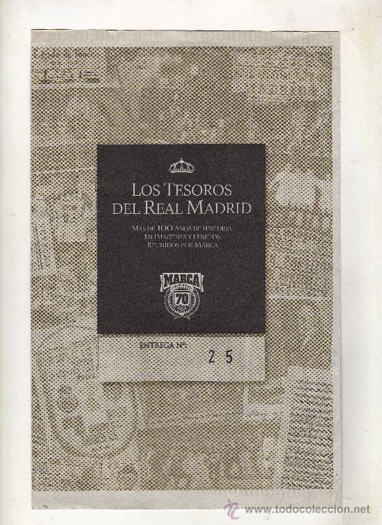 Sammelleidenschaft Sport: ENTREGA N&ordm; 25 DE LOS TESOROS DEL REAL MADRID EDITADO POR EL DIARIO MARCA