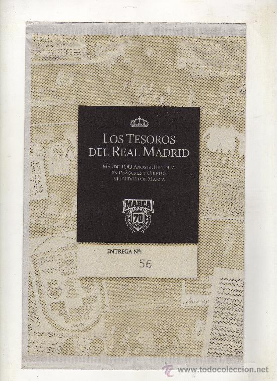 Sammelleidenschaft Sport: ENTREGA N&ordm; 56 DE LOS TESOROS DEL REAL MADRID EDITADO POR EL DIARIO MARCA