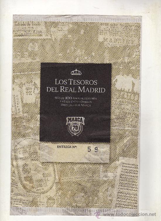 Sammelleidenschaft Sport: ENTREGA N&ordm; 59 DE LOS TESOROS DEL REAL MADRID EDITADO POR EL DIARIO MARCA