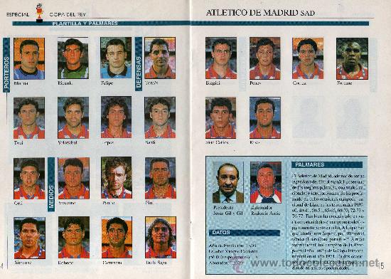 Coleccionismo deportivo: PROGRAMA OFICIAL FINAL COPA DEL REY 1996.EL A&Ntilde;O DEL DOBLETE DEL ATLETI - Foto 2
